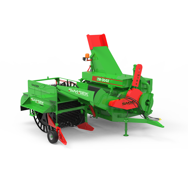 TR 3002 Fanlı Tefek Kırıcılı Tam Otomatik Kabak Hasat Makinesi