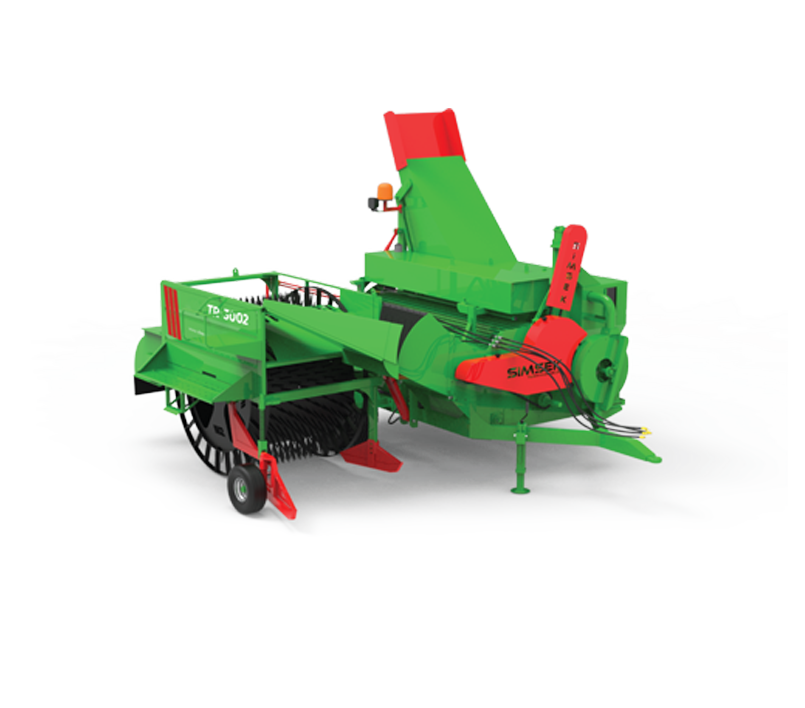TR 3002 Fanlı Tefek Kırıcılı Tam Otomatik Kabak Hasat Makinesi